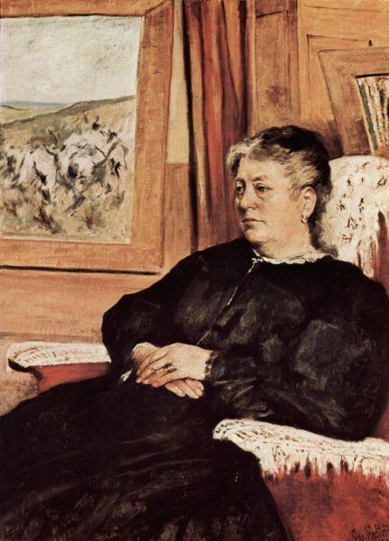 Giovanni Fattori Portrat der dritten Ehefrau oil painting image